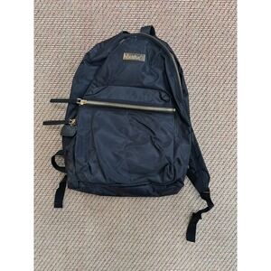 Tarte Tartist Black Backpack Nylon Gold Zip Makeup Cosmetic Travel Bag